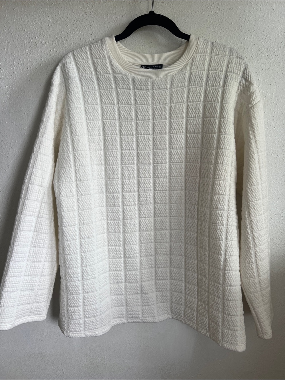 ZARA Quilted Sweatshirt
